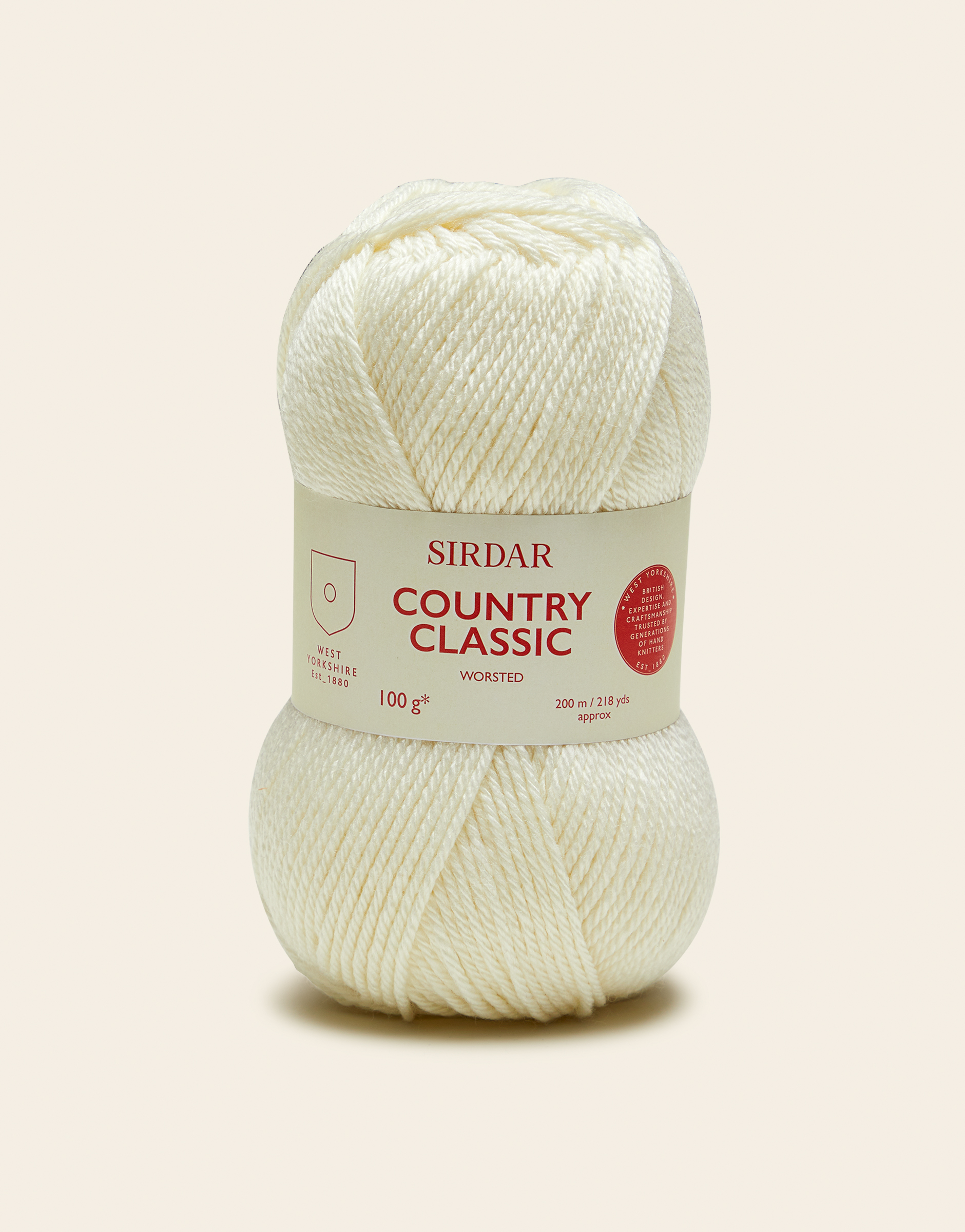 Sirdar Country Classic Worsted 660 Milk x 100g - Cricklade Crafts