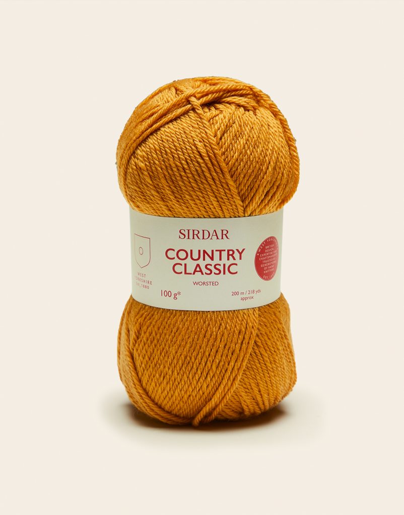 Sirdar Country Classic Worsted 677 Goldenx 100g Cricklade Crafts
